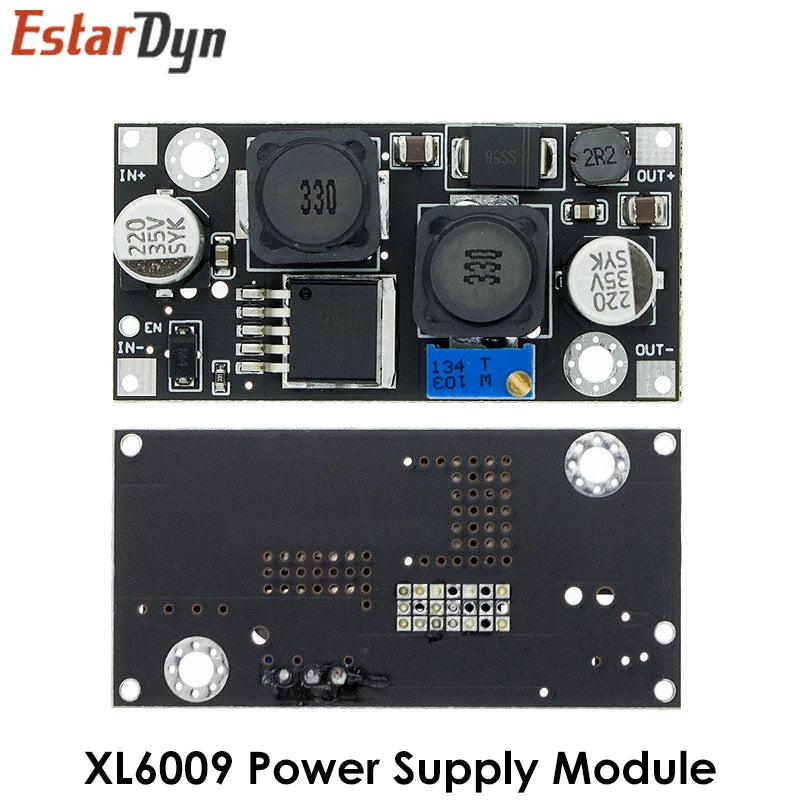 XL6019 (XL6009 upgrade) Automatic step-up step-down Dc-Dc Adjustable Converter Power Supply Module 20W 5-32V to 1.3-35V