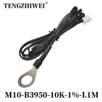 NTC Temperature Sensor Temperature Measurement Thermistor 10K B3950 1% M3M4M5M6M8M10 Inverter Fan Wire Ear Fixed Probe