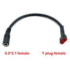 HPXGRC XT60 XT30 T Plug Female Male To DC 5.5*2.1mm Connector Battery Charging Adapter Cable Conversion for DC Power Charger