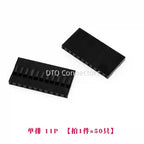 50pcs 2.54mm Dupont connector Male/Female Pin Way Cable Plug 2/3/4/5 Pin Electrical Pin Jumper Header Housing Wire Connector Kit