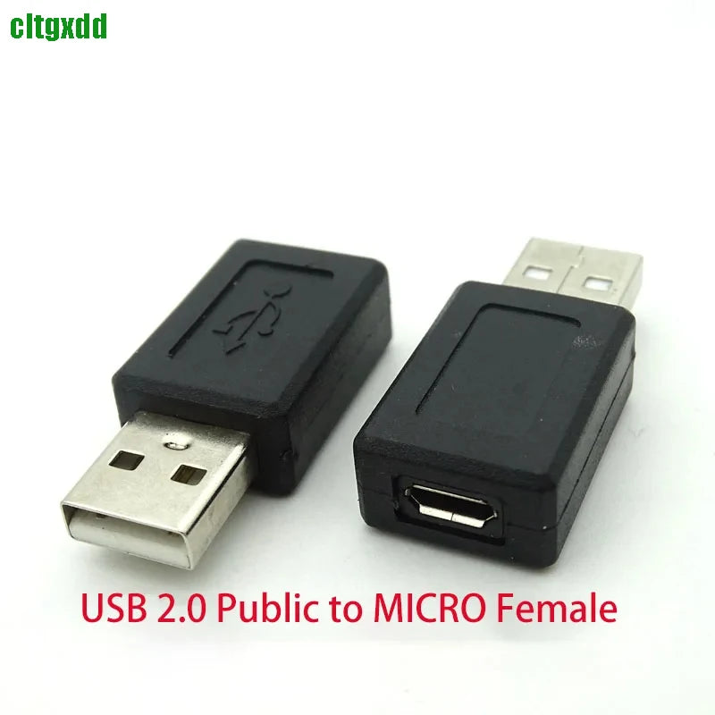 Cltgxdd USB 2.0 Adapter Mini 5P to A Male Female Micro to USB Android Data Side T Port Converter Selector Connector