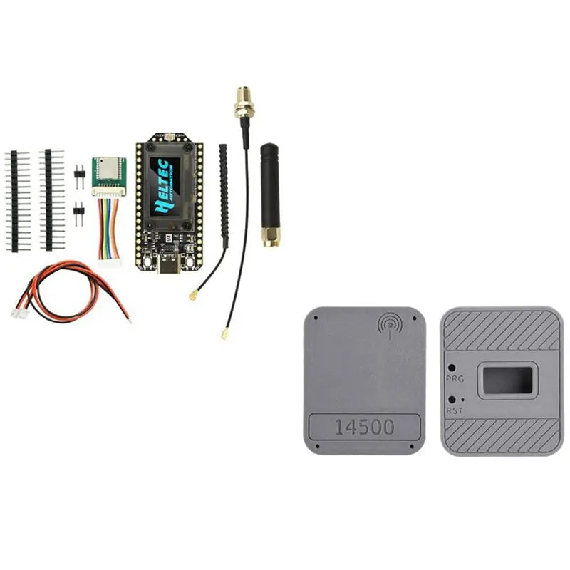 New Arrivals-Solar Powered Meshtastic Heltec Lora 32 V4 GPS SX1262 Wifi BLE Low Power 28DBI Dev-Board Kit