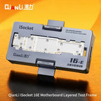 QIANLI ISocket Motherboard Middle Layer Test Stand for IPhone 16E X-16 Logic Board Function Diagnostic Double-deck Repair Tools