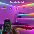 Tuya Smart WIFI RGBIC COB LED Strip Light Tape Addressable WS2811 IC Flexible RGB Neon LED Light 12V APPControl for Alexa Google