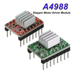 A4988/ DRV8825 Reprap Stepper Motor Driver Module with Heatsink for 3D Printer RAMPS 1.4/1.5/1.6 Stepper Motor for Arduino