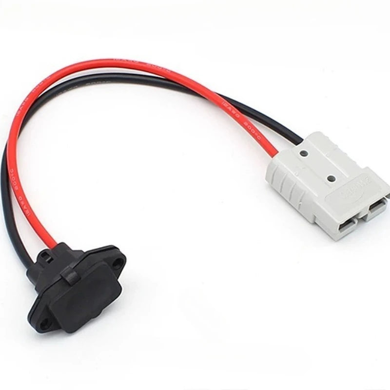 50 AMP Plug Cable Terminal 600V Battery Power Connector for Anderson Pins Lugs Copper Quick Plug Connector Wire Accessories