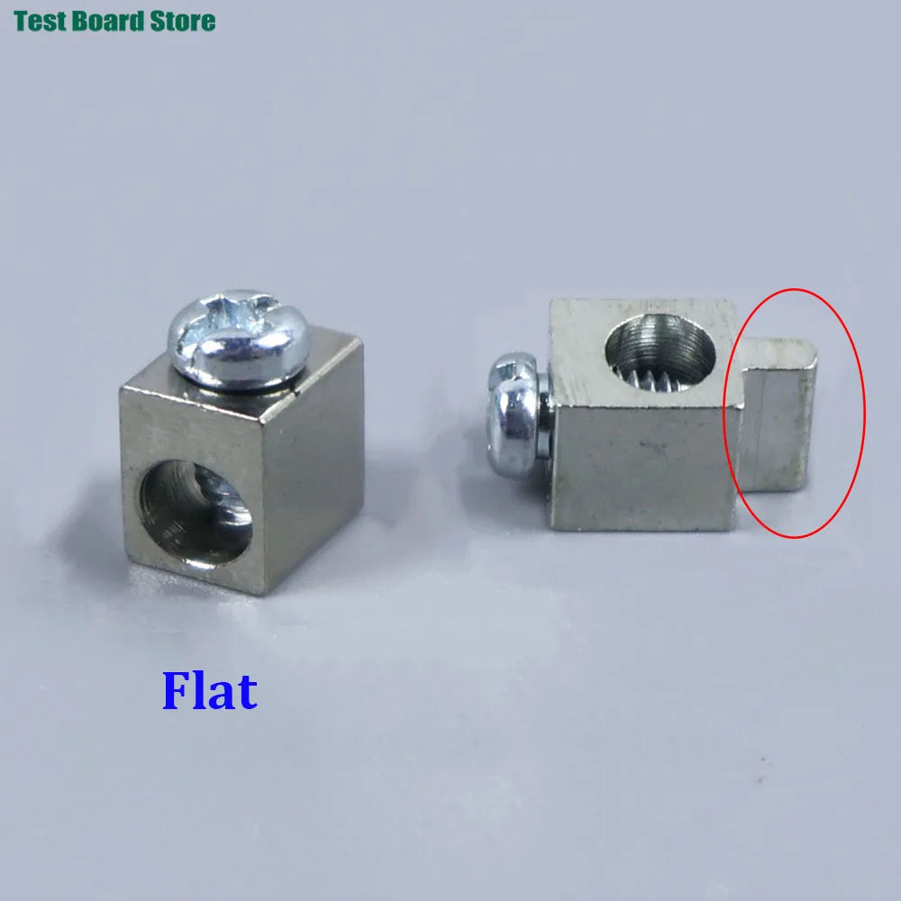 10/50Pcs PCB Screw Terminals Through Hole High Current 30A Copper Square Solder Board Drive Power Wire Terminal Connector