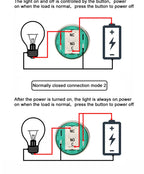19MM LED Metal Button Switch Stainless Steel 1NO1NC Momentary Latching High Head Lamp Waterproof Button 12V 24V 220V