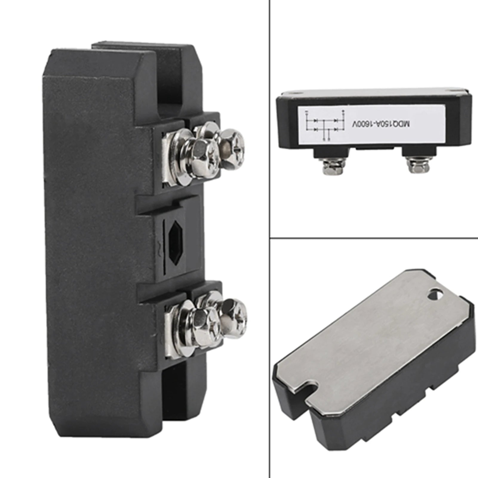 1pc Black Single phase Diode Bridge Rectifier 150A Amp High Power 1600V