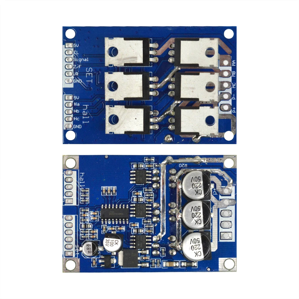 DC 12V-36V 15A 500W Brushless DC Motor Controller With Hall Motor Balancing Automotive Balanced BLDC Car Driver Control Board
