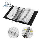 0201 0402 0603 0805 1206 1% resistor mixing manual SMD classification kit 170 values 8500PCS 4250PCS 0R-10M Blank sample Book
