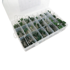 660PCS/lot 24Value Capacitor Kit 100V 2A221J To 2A474J Polyester Film Capacitor Assorted Kit 0.47nF 0.68nF 1nF 2.2nF Capacitors