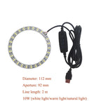 DC5V Dimmable LED Chip 5W-30W Surface Light Source SMD 5730 LED Light Beads DIY Tricolor Adjustable LED Bulb White Warm White
