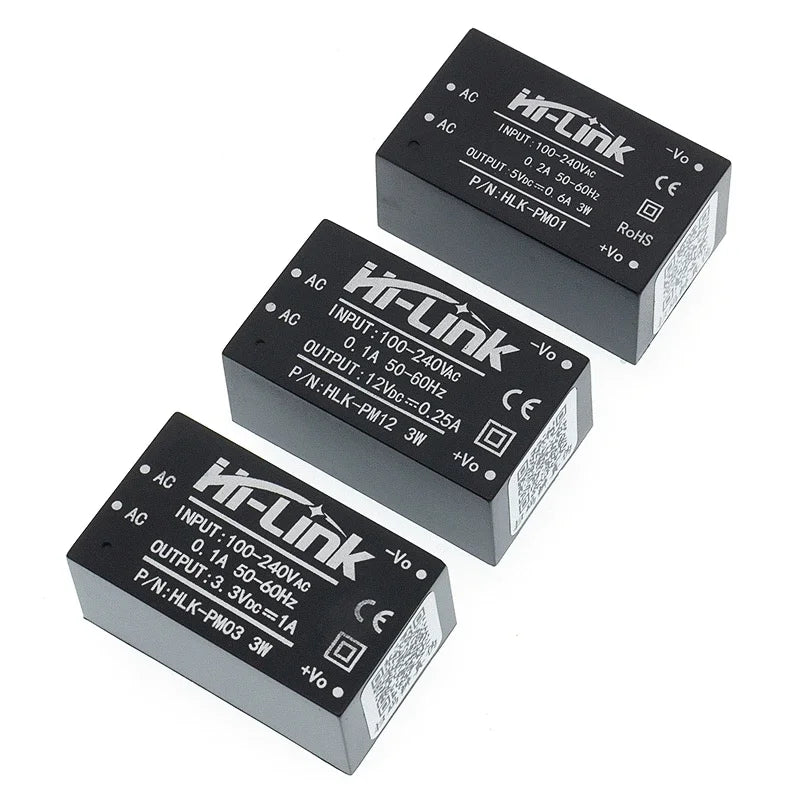 1pcs -PM01 -PM03 HLK-PM12 AC-DC 220V mini ,intelligent household switch power supply module