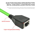 M12 to RJ45 Female Head Gigabit Ethernet Extension Cable 4Pin D-type 8Pin X-type Male A-code Waterproof Connector 1-30M IP67