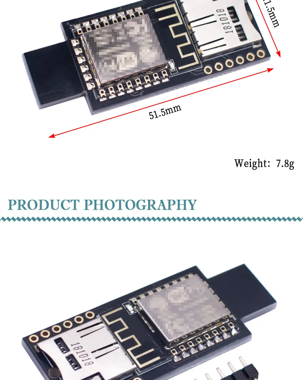 WAVGAT CJMCU-3212 Virtual Keyboard ATMEGA32U4 WIFI ESP-8266  ESP-12E TF Card Development Board Module
