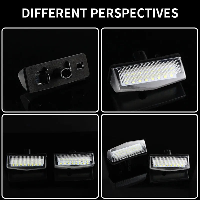 For Toyota Prius XW20 XW30 Prius Plus/V Venza Matrix RAV4 For Lexus CT200h Scion tC White Led License Plate Lights 81270-53011