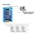 DC 12-36V RS485 Isolation Repeater Hub 2-port Communication Isolation Module Signal Amplifier Supports Din35mm Guide Rails