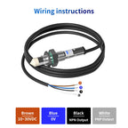 FUWEI FKY12-NP-FL Capacitive Contact Water & Oil Level Sensing Probe Proximity Switch Sensor for Level Detection