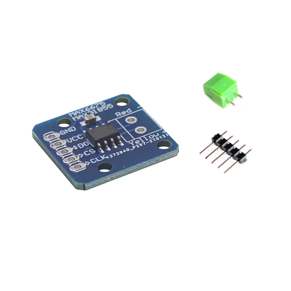 MAX31855 Thermocouple-to-Digital Converter Board, K-Type, SPI Interface for Arduino