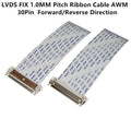 LVDS FIX 1.0MM Pitch Ribbon Cable AWM 20706 105C 60V VW-1 30Pin Length 10CM/25CM/30CM/40CM/50CM Forward/Reverse Direction
