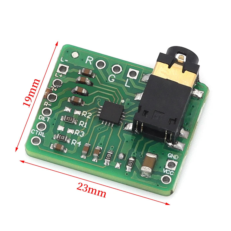 TPA6132 Balanced Headphone Amplifier Module Low Noise HIFI Stereo AMP DC 2.3-5.5V Differential Audio Amplifier Board
