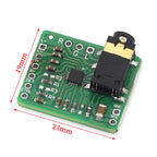 TPA6132 Balanced Headphone Amplifier Module Low Noise HIFI Stereo AMP DC 2.3-5.5V Differential Audio Amplifier Board