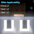 1~2Pack Solar Lights Outdoor Foldable 3 Modes LED Light Motion Sensor Waterproof Wall Lamps for Fence Yard Garden Garage