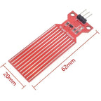 12pcs DC 3V-5V Rain Water Level Sensor Module Detection Liquid Surface Depth Height for Arduino DIY Compatible with UNO MEGA