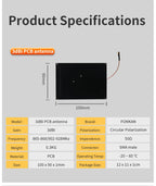 UHF RFID Antenna 3dbi 5dbi Gain Circular Polarization Antenna SMA Female Connector RFID UHF PCB Antenna for Shelf Management