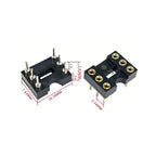 5PCS DIP-8 DIP14 DIP16 DIP18 DIP20 DIP24 DIP28 DIP32 DIP40 PIN Round IC SOCKET  Round Hole DIP IC Sockets Adaptor Solder Type