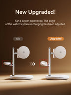 Joyroom Qi2 Magnetic Charging Station for Apple Fast Wireless Charger for iPhone 16 15 14 Pro Max for iWatch for AirPods JR-W23