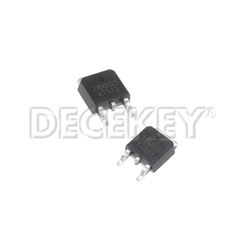 10/50PCS 78M05 LM7805 TO-252 7805 1000MA 5V NEW Three-terminal Voltage Regulator Tube