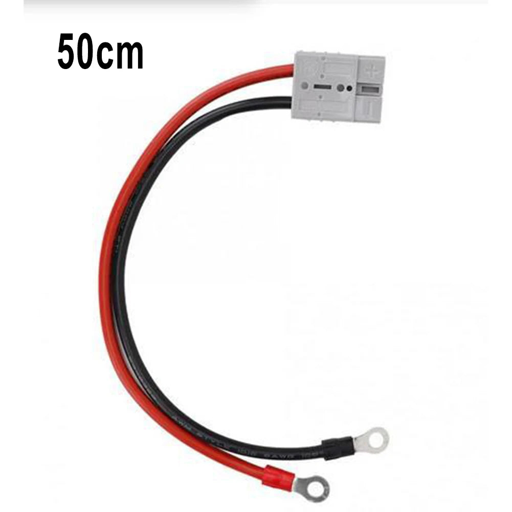 For Anderson Plugs 50a With Wire 12AWG M8 Post Jacket Forklift Battery Charging Cable 30/50/100cm Extension Cord Connect