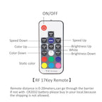 5V LED Strip Lights RGB 5050 3AA Battery Powered Flexible LED Light Strip with Remote Control for TV Backlight Bars Cabinets