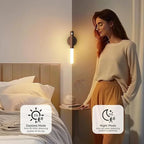 LED Rechargeable Magnetic Wall Lamp Smart Motion Sensor Night Light Portable for Hallway Bedroom Stairs Bathroom Cabinets Decor
