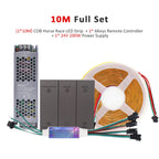 24V Horse Race Running Water Strip Light COB Flexible Ribbon 5M 10M 15M 20M Tape Lamp Work with Smart Switch Control Controller
