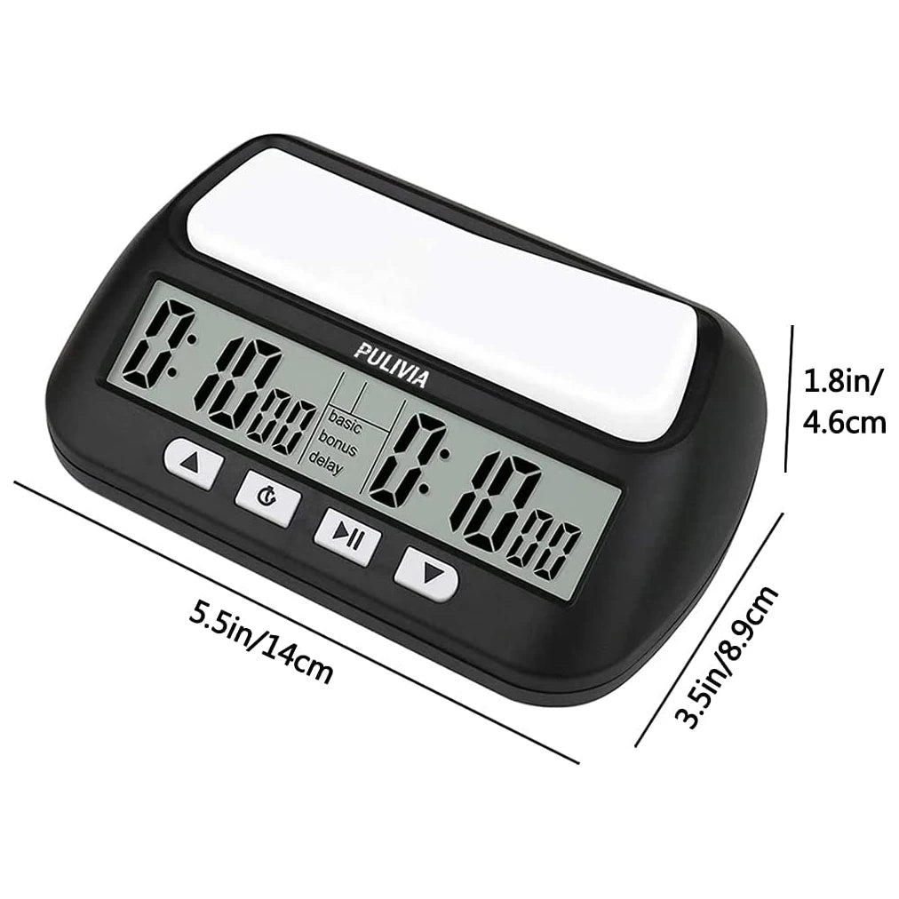 3-in-1 Multifunction Portable Chess Clock Digital Chess Timer for Board Games Professional Calculagraph  Time-meter with Alarm