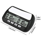 3-in-1 Multifunction Portable Chess Clock Digital Chess Timer for Board Games Professional Calculagraph  Time-meter with Alarm