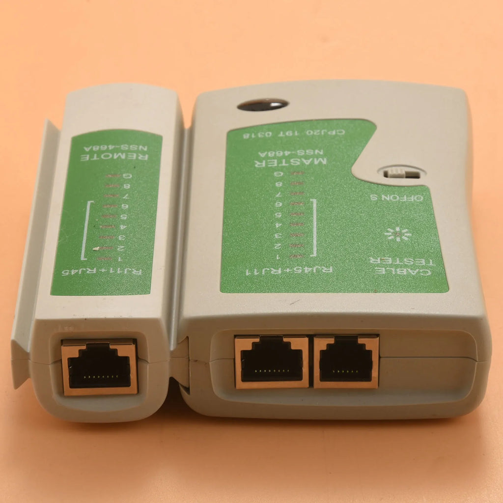 Well Made-Network Cable Tester RJ45 Crimp Tool Kit CAT5 CAT5E CAT6 Crimping Tool Kit, 50PCS RJ45 CAT6 Connector Plug