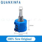1Set 3590S 3590S-2 Precision Potentiometer+ Knob 100R 200R 500R 1K 2K 5K 10K 20K 50K 100K Ohm Multi-turn potentiometer