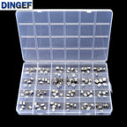 120Pcs Micro USB Connector Kit 24 Models Female Mini Usb Soldering Connectors Diy For MP3/4/5 Samsung Huawei SMD DIP Socket Kit