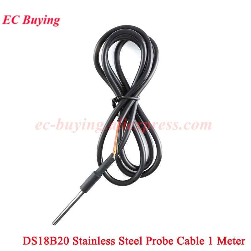 DS18B20 LM35DZ BMP180 BMP280 BME280 BMP180 BME680 BME688 SGP30 SGP40 Waterproof Thread Temperature Probe Sensor Stainless Steel