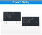 OMCH SSR-41FDA SSR-41FDD Slim Relay 250VAC 3-32VDC 6A Non-contact Din Rail Relay DC-AC DC-DC SSR Solid State Relay Module