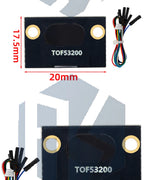 TOF53200/TOF53400 2M/4M ToF Distance Sensor - VL53L1X/VL53L0X 3V-5V for Arduino Projects