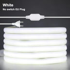Dimmable Switch 220V COB LED Strip Neon Light Dimmer Power Kit Waterproof 3000K 4000K 6000K 288LED Kitchen Room Decor Flex Lamp