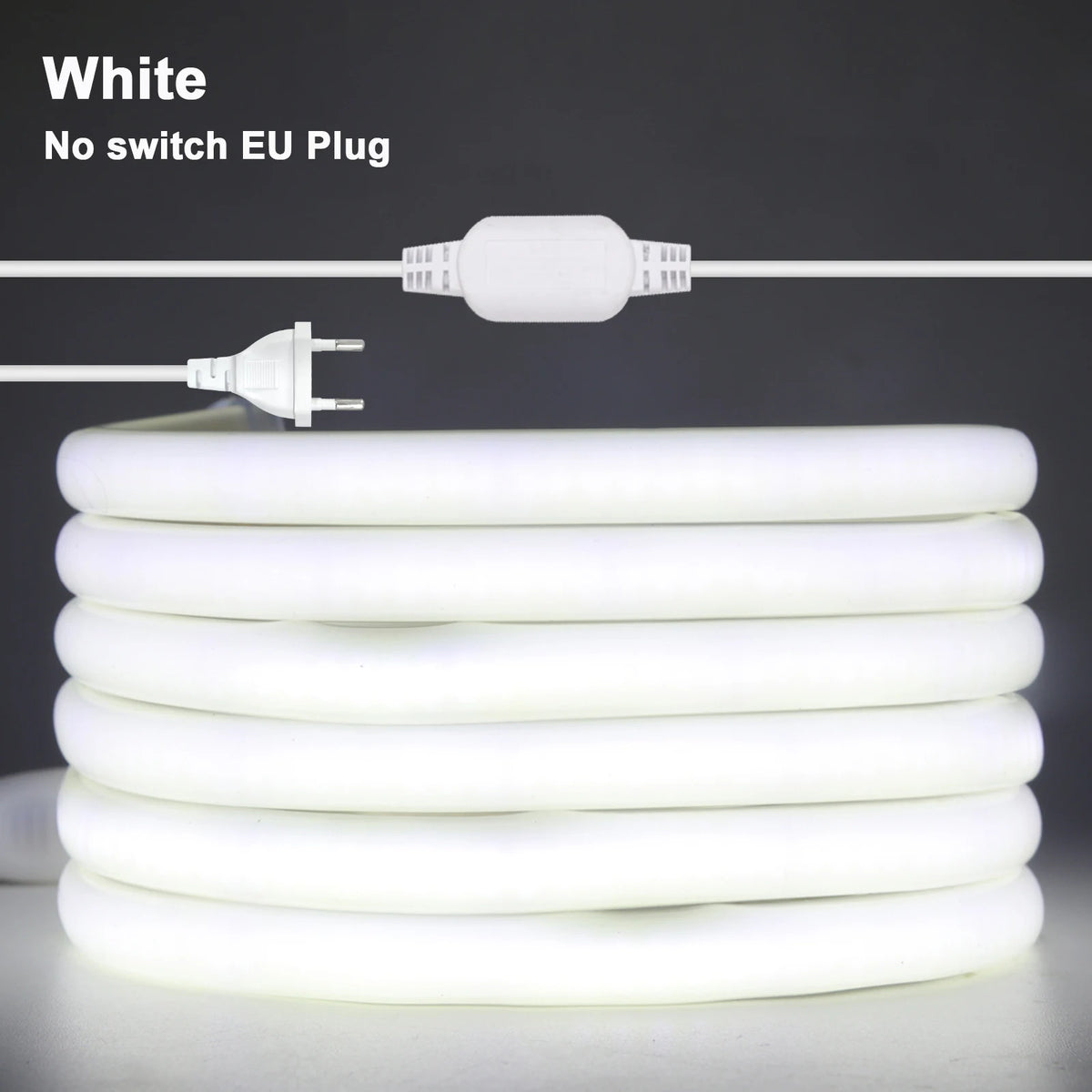 Dimmable Switch 220V COB LED Strip Neon Light Dimmer Power Kit Waterproof 3000K 4000K 6000K 288LED Kitchen Room Decor Flex Lamp