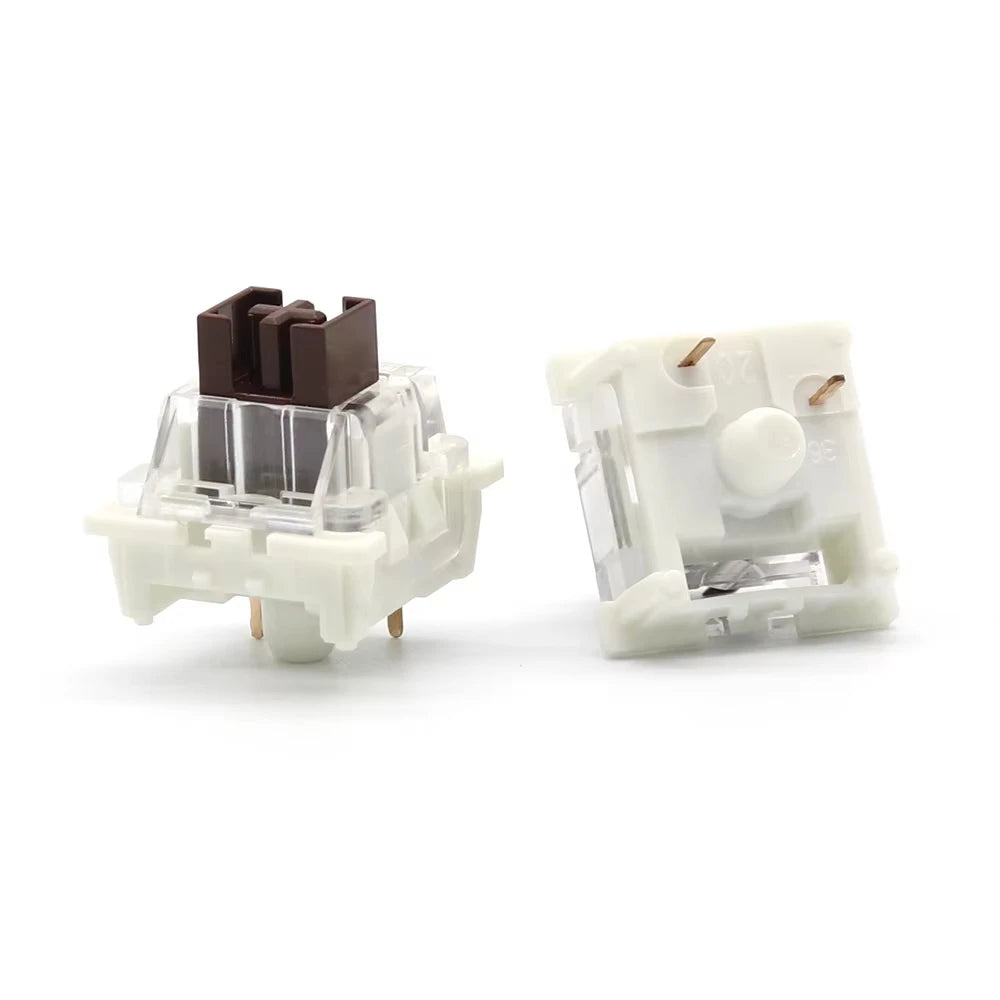 Three Pin Tactile Keyboard Switch Sturdy Plastic Key Clicker Key Replacement Parts for Mechanical Keyboard Servicing Accessories