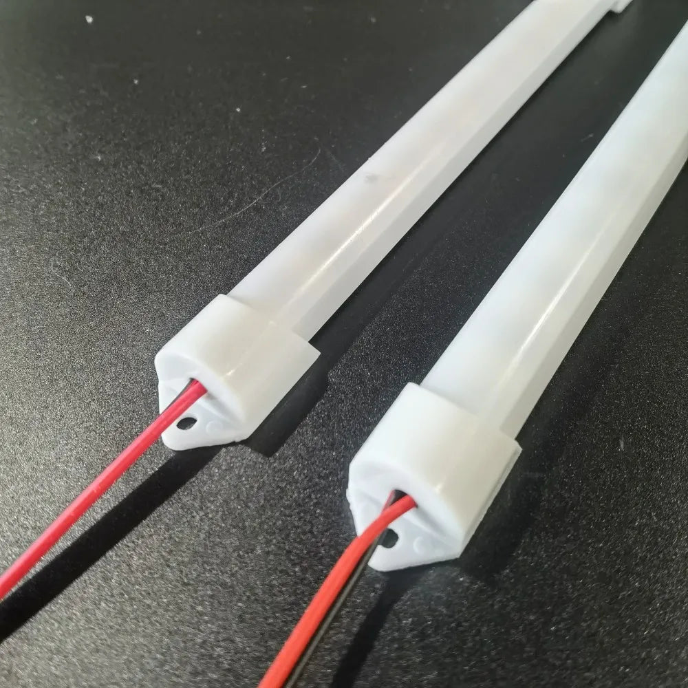 Factory Wholesale DC12V 10cm 20cm 50cm SMD 5730 5630 LED Hard Rigid Strip Bar Light Aluminium Shell +PC Cover LED Bar Light