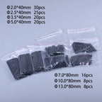 127-800pcs Heat-shrink Tubing Thermoresistant Tube Heat Shrink Wrapping Kit Electrical Connection Wire Cable Insulation Sleeving